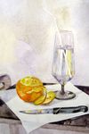 Orange 2010 Aquarell